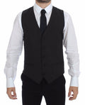 Dolce & Gabbana Gray Wool Stretch Dress Vest Blazer by Dolce & Gabbana