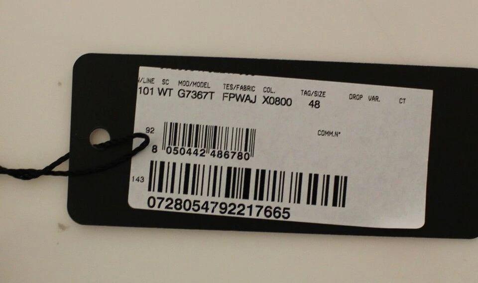 Dolce & Gabbana Blue Cotton Stretch Dress Vest Blazer by Dolce & Gabbana