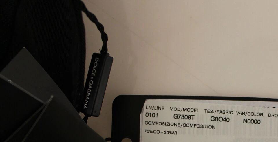 Dolce & Gabbana Black Cotton Viscose Dress Vest Blazer by Dolce & Gabbana