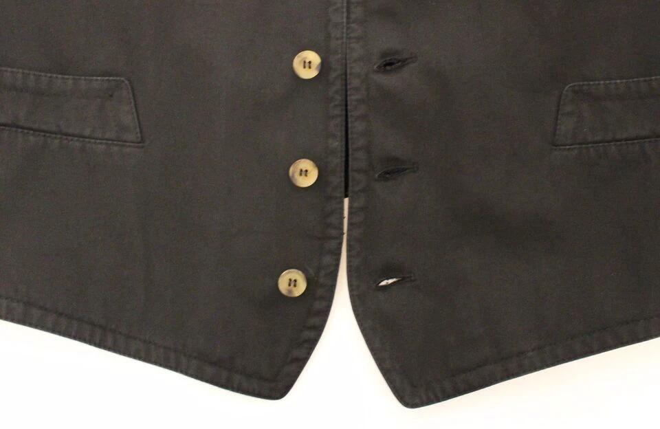 Dolce & Gabbana Black Cotton Viscose Dress Vest Blazer by Dolce & Gabbana