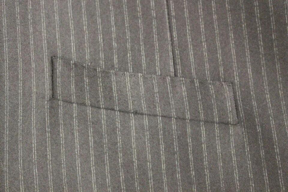 Dolce & Gabbana Black Striped Wool Single Breasted Vest by Dolce & Gabbana