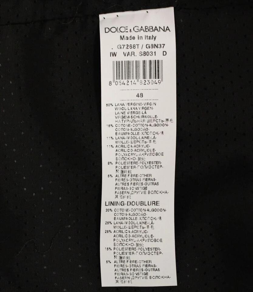 Dolce & Gabbana Gray Wool Blend Logo Vest Gilet Weste by Dolce & Gabbana