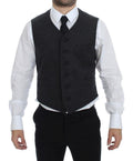 Dolce & Gabbana Gray Wool Blend Logo Vest Gilet Weste by Dolce & Gabbana