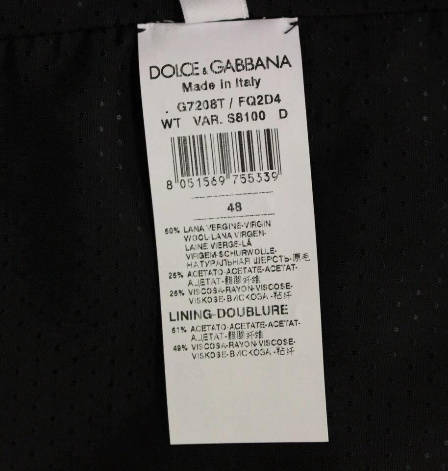 Dolce & Gabbana Gray Wool Blend Vest Gilet Weste by Dolce & Gabbana