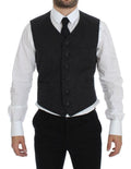 Dolce & Gabbana Gray Wool Blend Vest Gilet Weste by Dolce & Gabbana