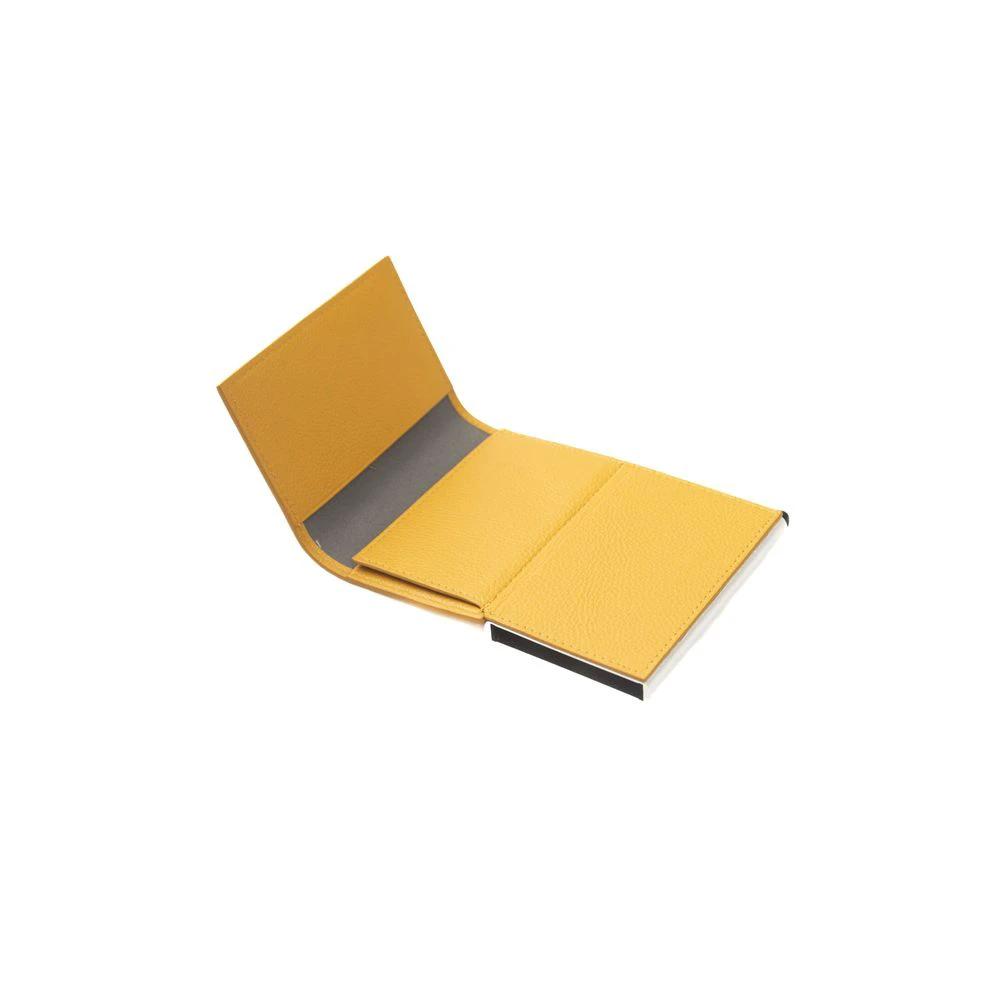 Cerruti 1881 Yellow Calfskin Men Wallet