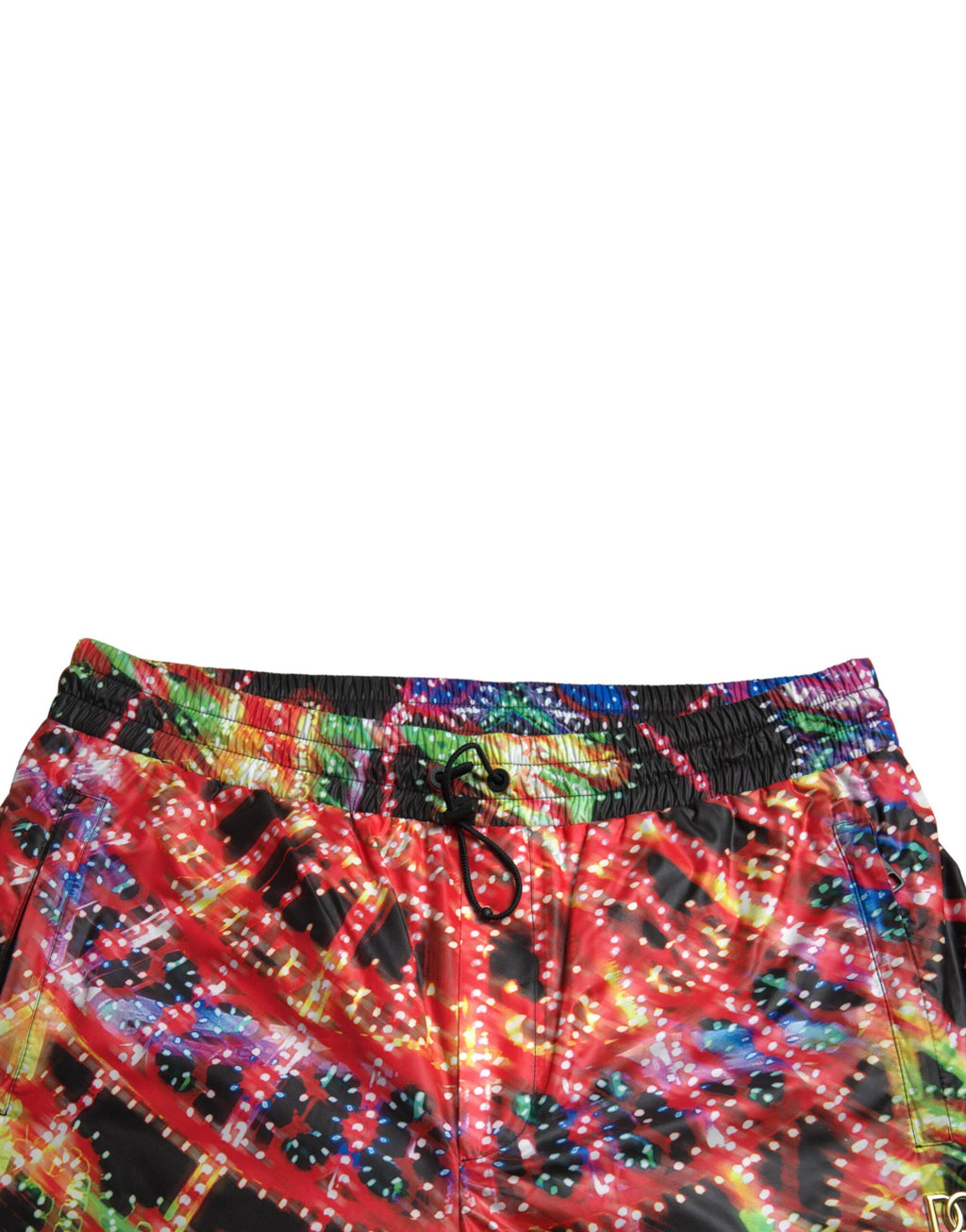Dolce & Gabbana Multicolor Luminarie Print Men Bermuda Shorts by Dolce & Gabbana