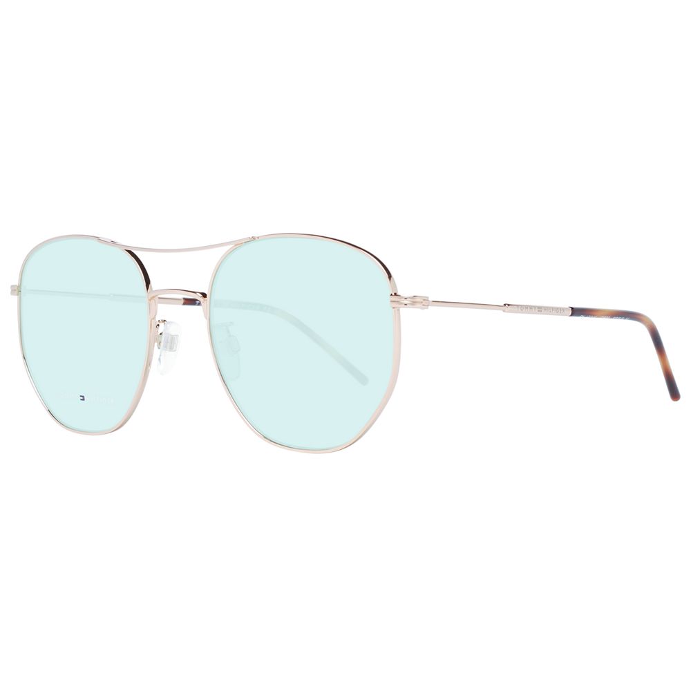 Tommy Hilfiger Rose Gold Metal Sunglasses by Tommy Hilfiger