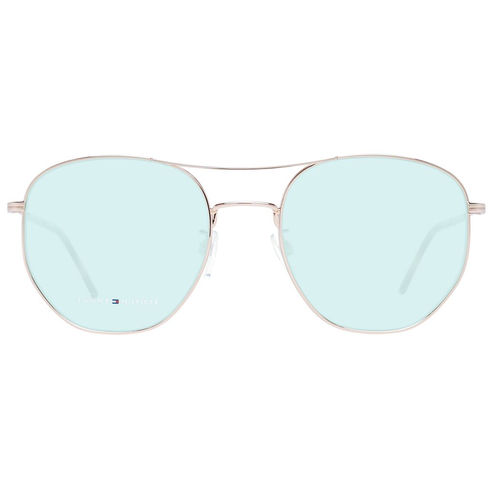 Tommy Hilfiger Rose Gold Metal Sunglasses by Tommy Hilfiger