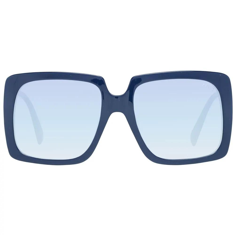 Lunettes de soleil en plastique bleu Emilio Pucci