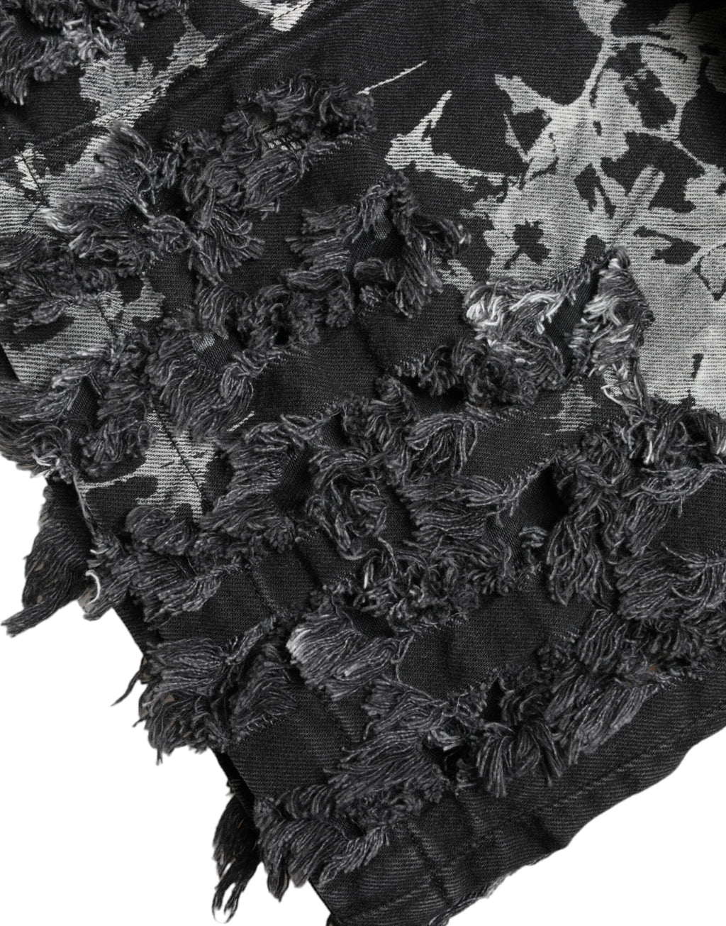 Dolce & Gabbana Black Gray Lace Cotton High Waist Denim Mini Skirt by Dolce & Gabbana