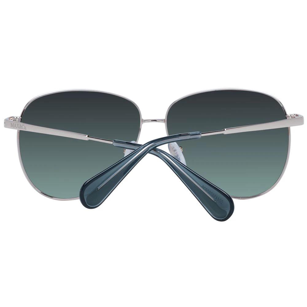 Lunettes de soleil Max &amp; Co en métal doré rose