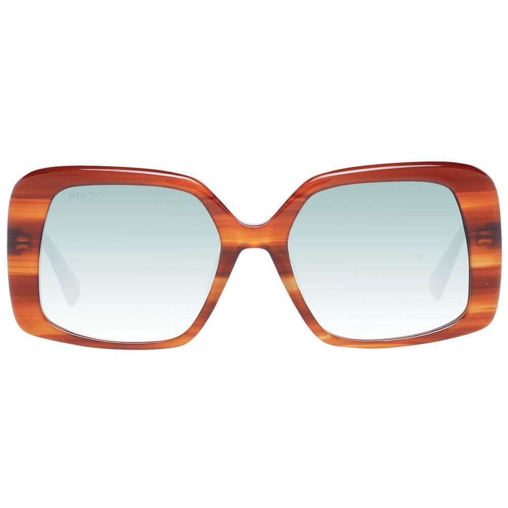 Lunettes de soleil en plastique marron Max &amp; Co
