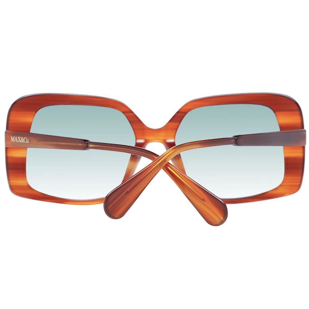 Lunettes de soleil en plastique marron Max &amp; Co