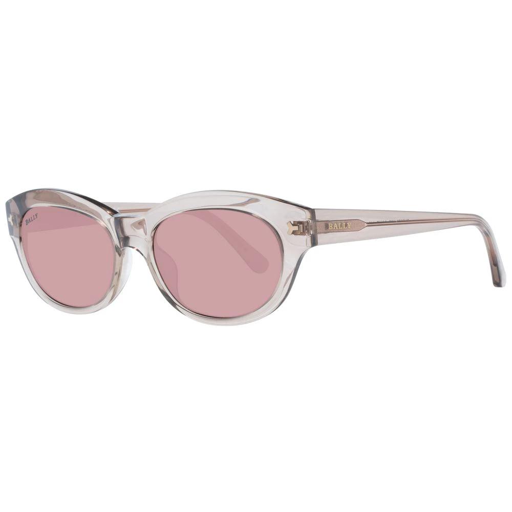 Lunettes de soleil en plastique marron Bally