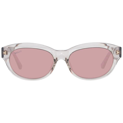 Lunettes de soleil en plastique marron Bally