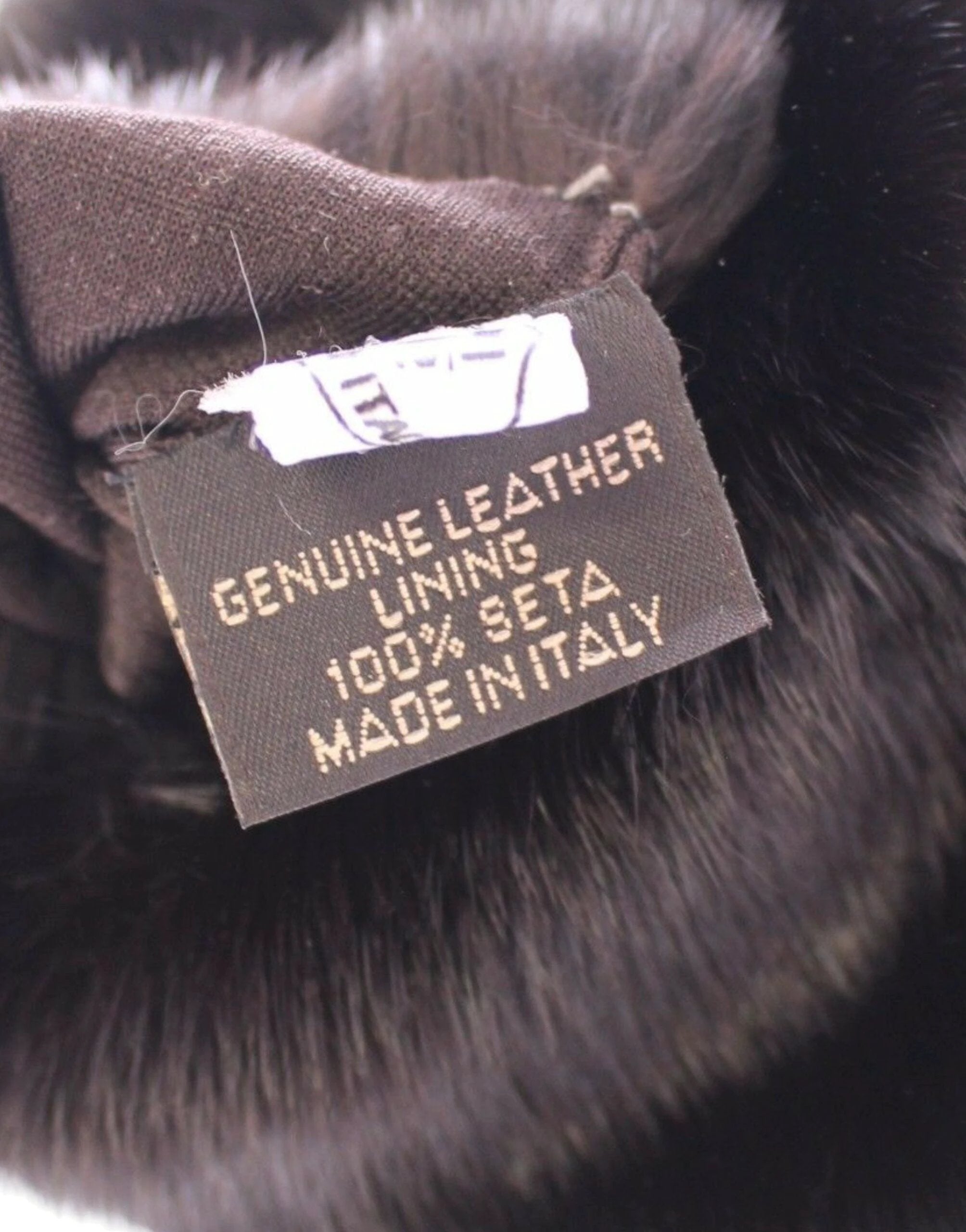 Dolce & Gabbana Purple Mink Fur Goatskin Suede Leather Gloves by Dolce & Gabbana
