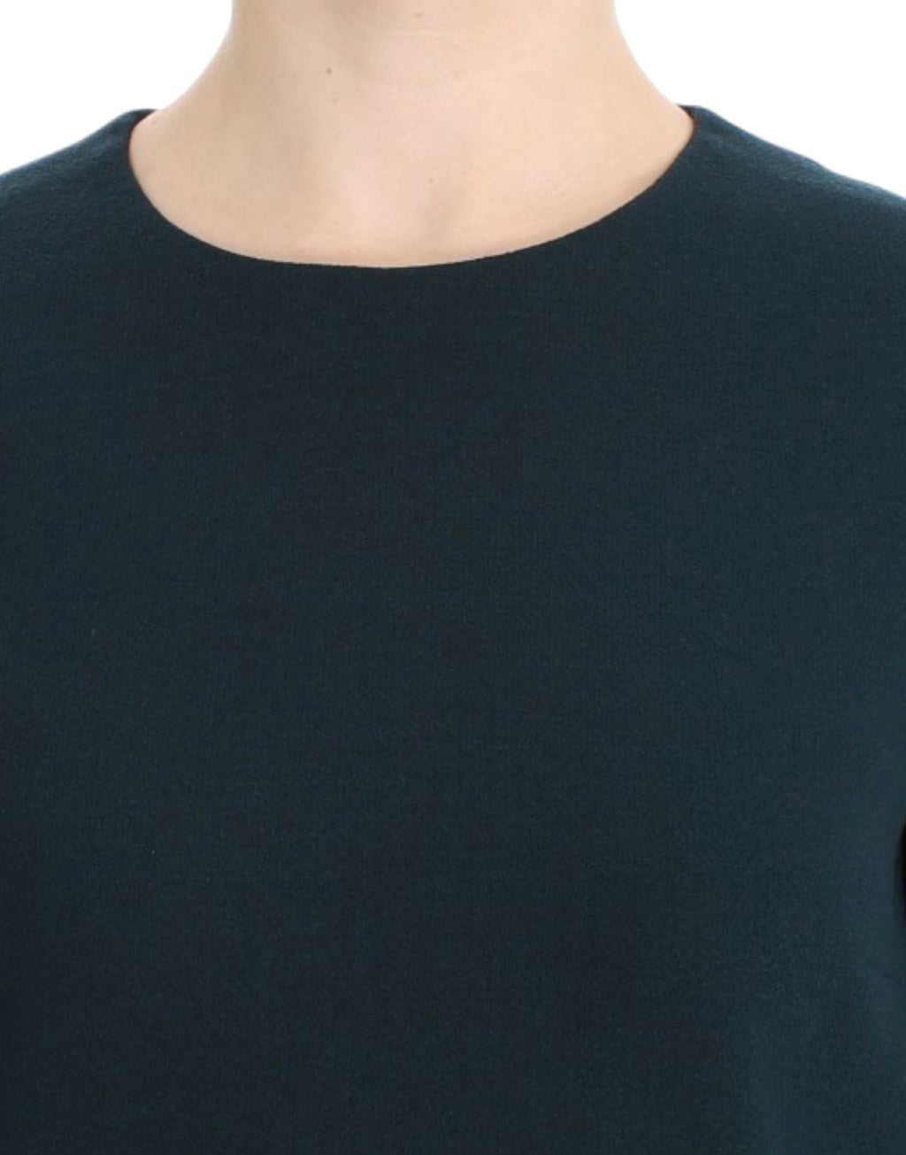 Dolce & Gabbana Green 3/4 sleeve wool blouse by Dolce & Gabbana