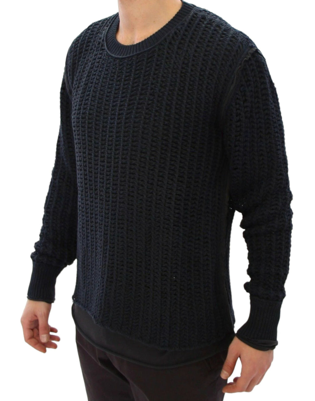 Dolce & Gabbana Blue Runway Netz Pullover Netted Sweater by Dolce & Gabbana