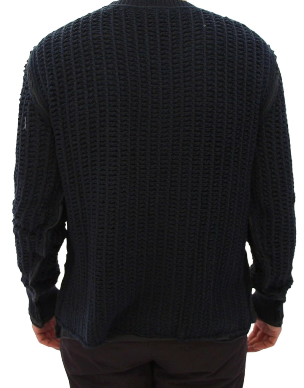 Dolce & Gabbana Blue Runway Netz Pullover Netted Sweater by Dolce & Gabbana