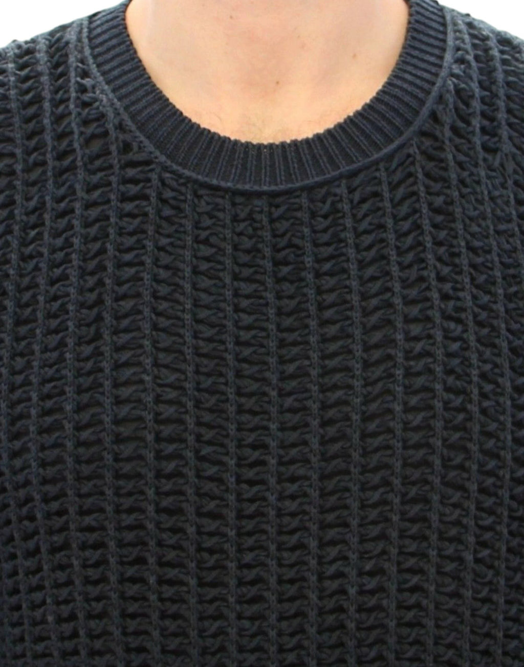 Dolce & Gabbana Blue Runway Netz Pullover Netted Sweater by Dolce & Gabbana