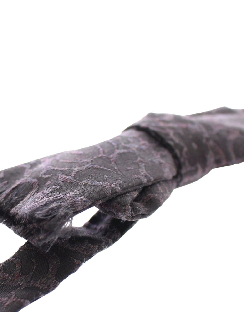 Dolce & Gabbana Gray Black Wool Bow Tie by Dolce & Gabbana