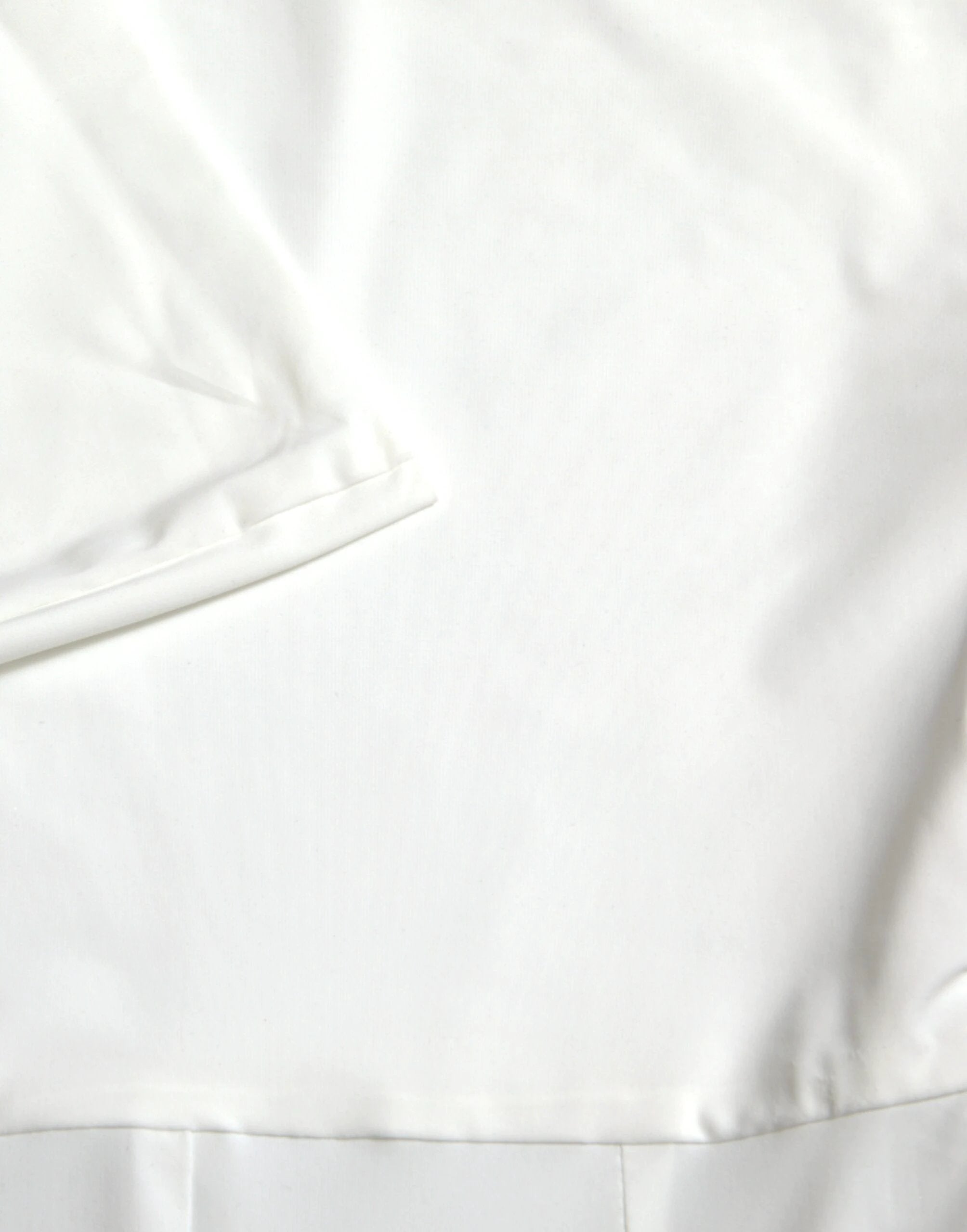 Dolce & Gabbana White Nylon Strapless Bodycon Jumpsuit Dress by Dolce & Gabbana