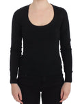 Dolce & Gabbana Black Cashmere Crewneck Sweater Pullover by Dolce & Gabbana