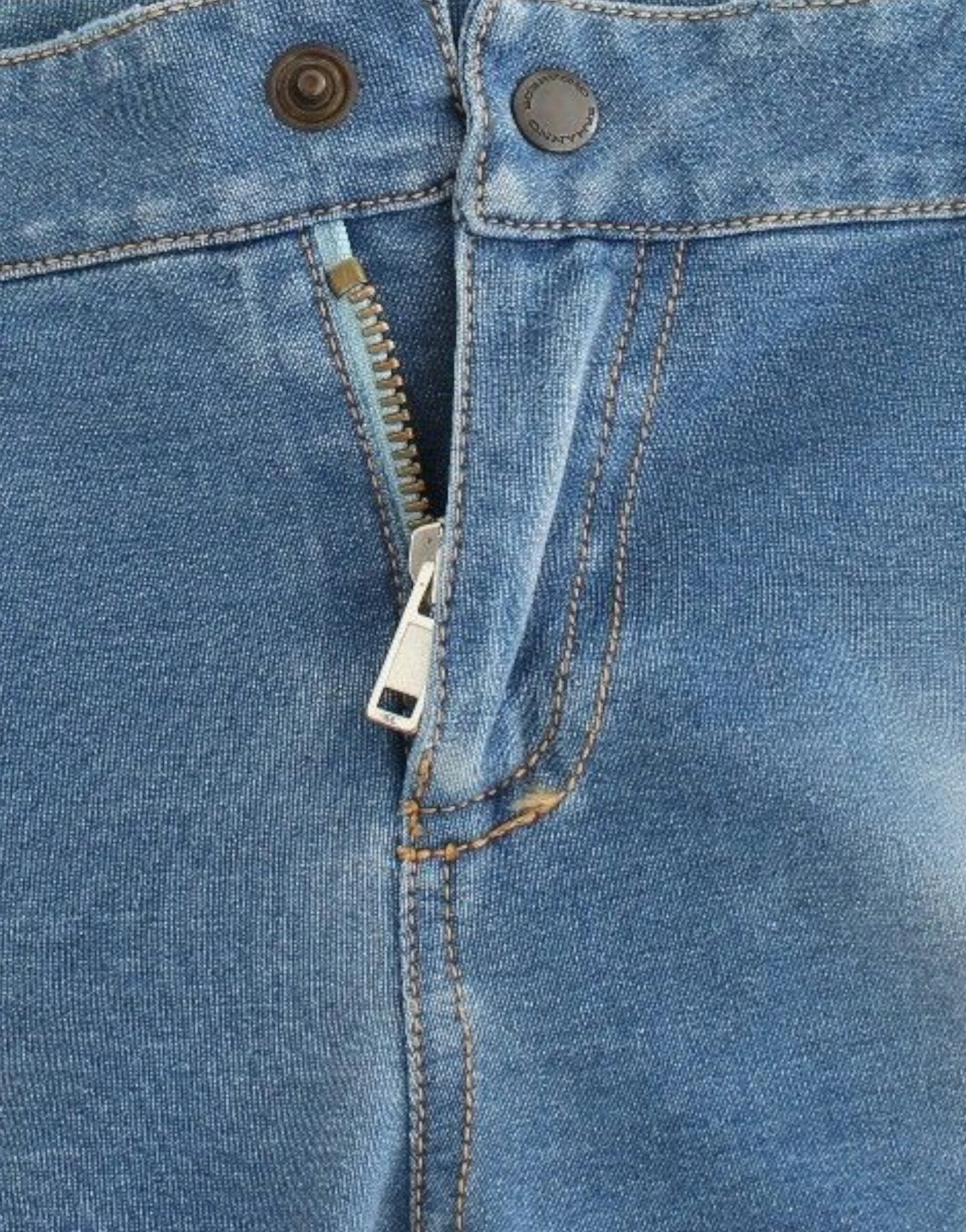 Ermanno Scervino Beachwear Blue Jeans Capri Pants Cropped by Ermanno Scervino