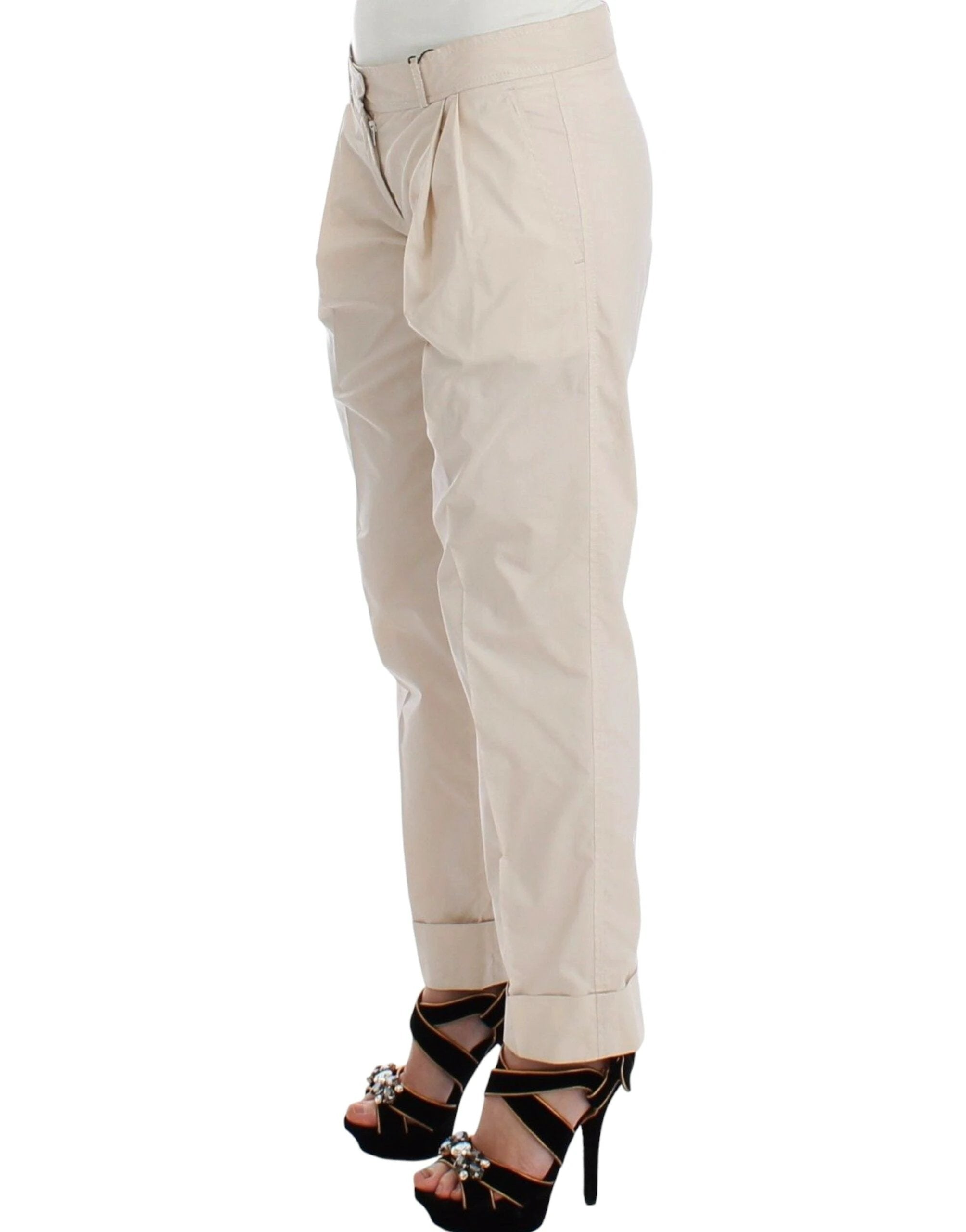 Ermanno Scervino Beige Chinos Casual Dress Pants Khakis by Ermanno Scervino