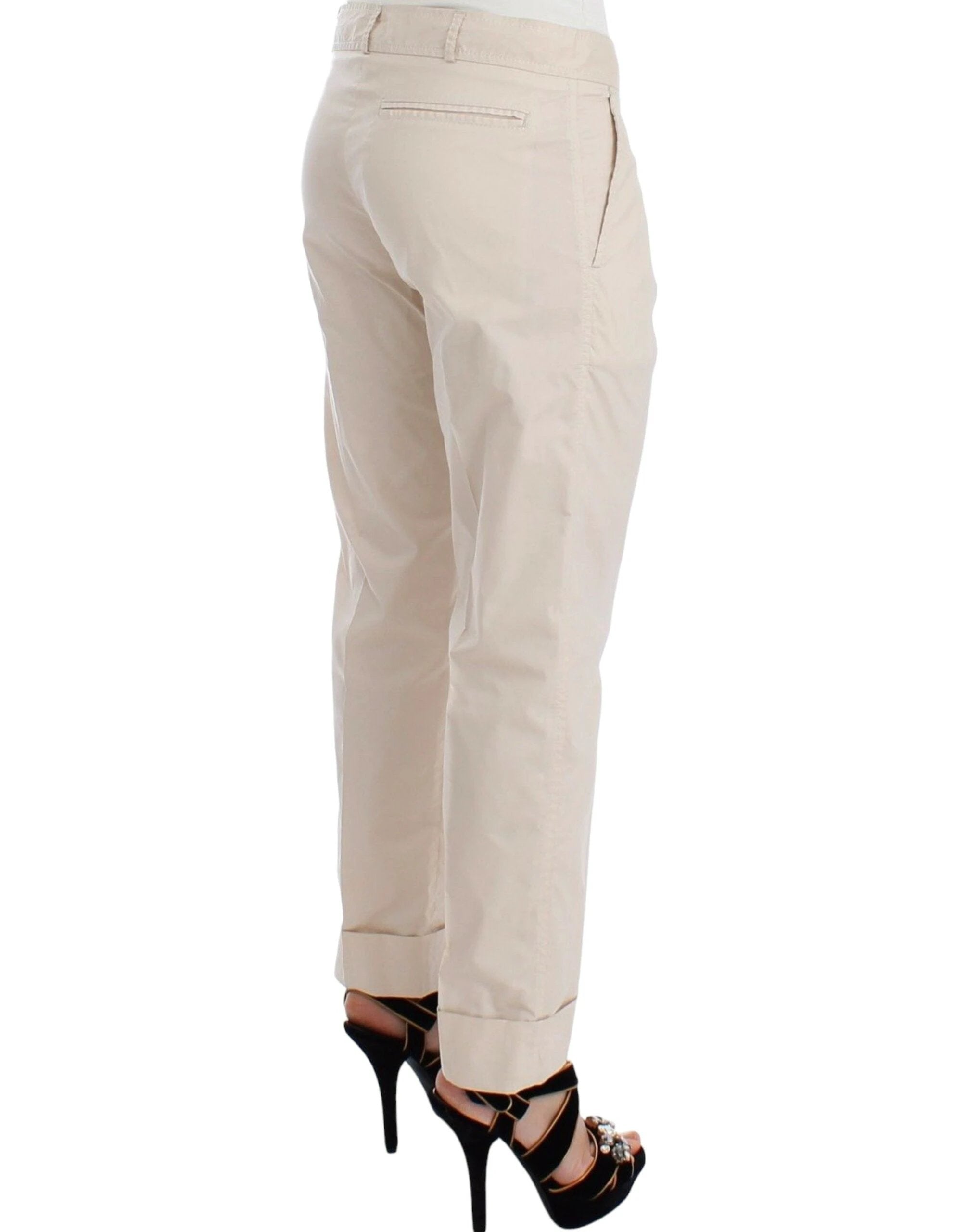 Ermanno Scervino Beige Chinos Casual Dress Pants Khakis by Ermanno Scervino
