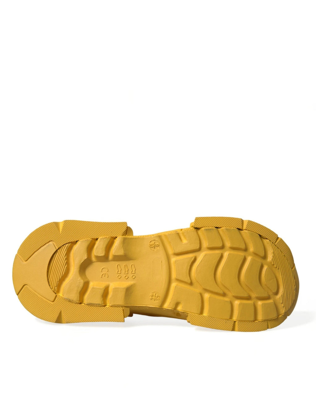 Dolce & Gabbana Yellow Green Rubber Clogs Men Slippers Men Shoes by Dolce & Gabbana