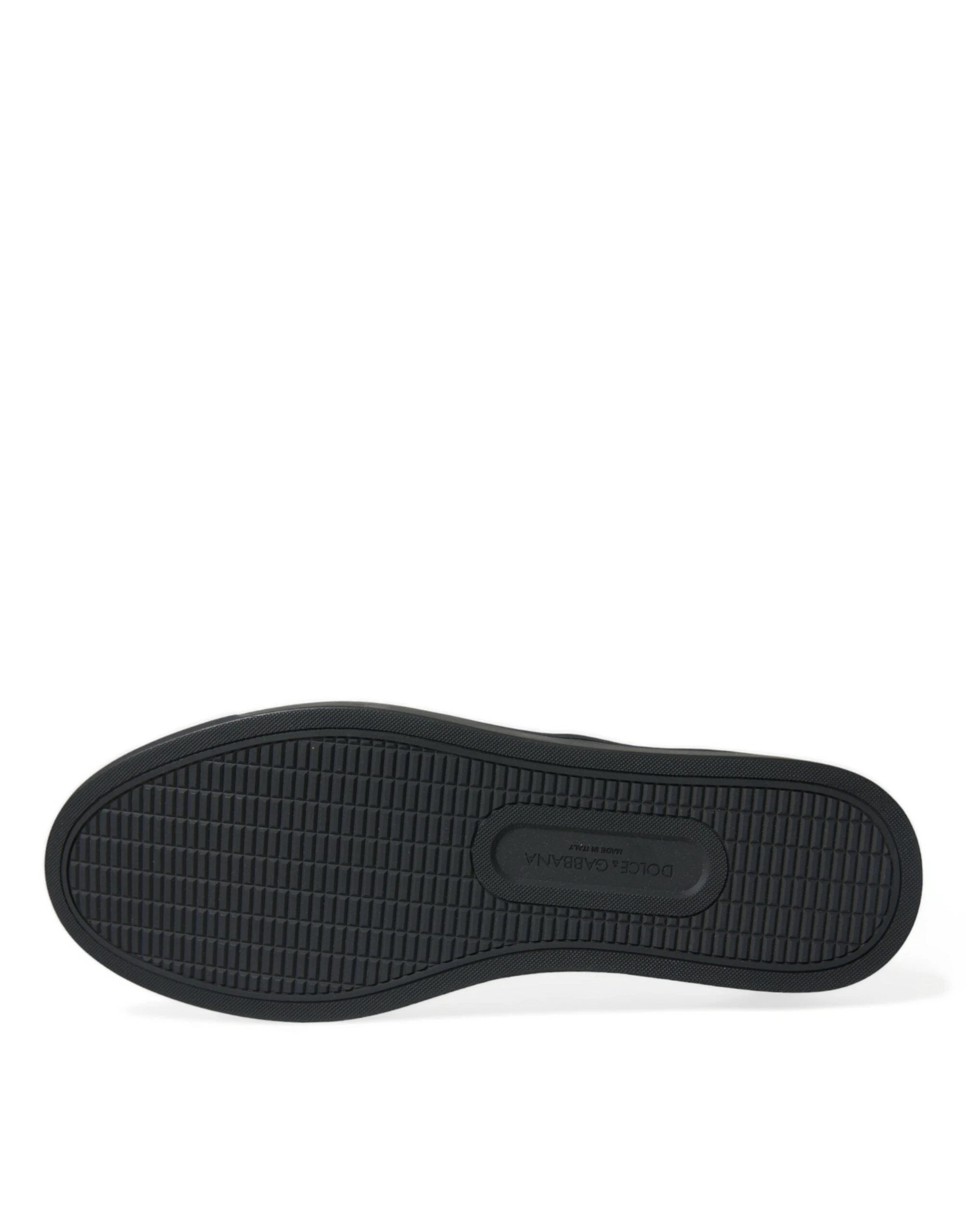 Dolce & Gabbana Brown Leopard Pony Hair Leather Sneakers Shoes by Dolce & Gabbana