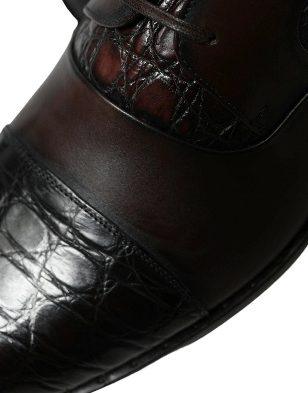 Dolce & Gabbana Brown Exotic Leather Formal Men Dress Shoes by Dolce & Gabbana