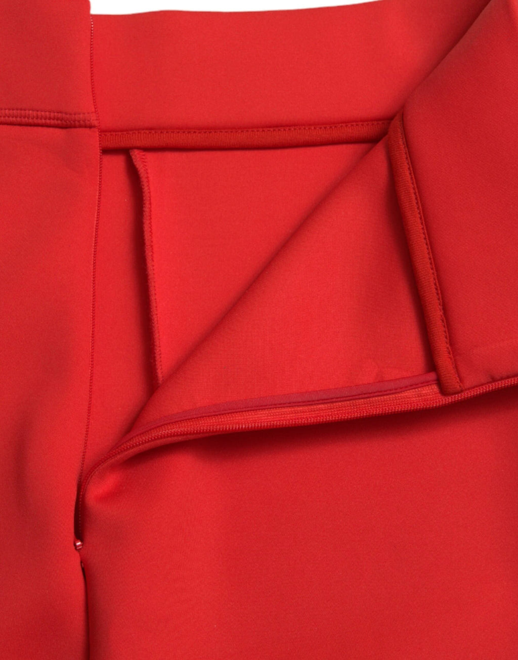 Dolce & Gabbana Red Nylon Stretch Slim Leggings Pants by Dolce & Gabbana