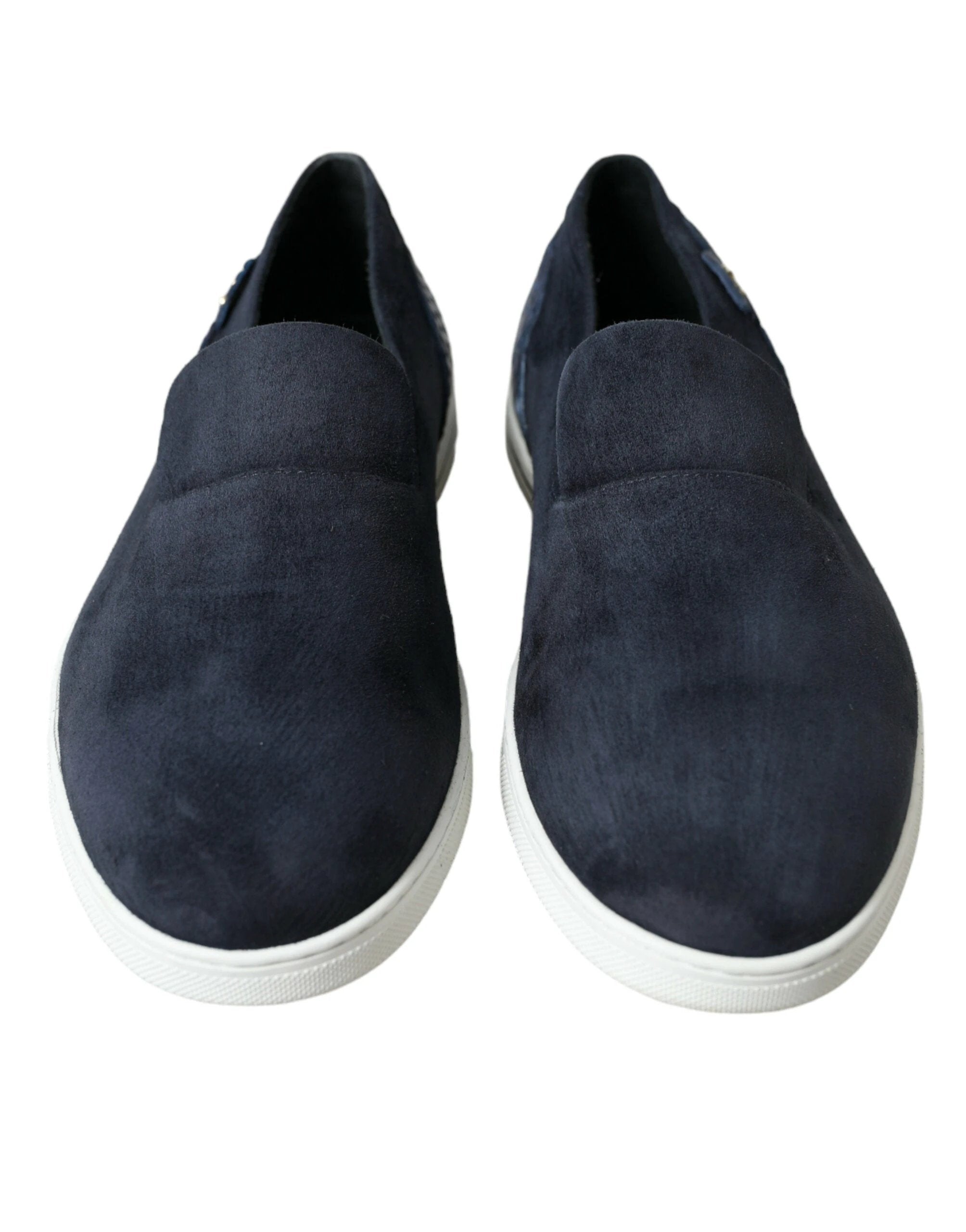 Dolce & Gabbana Blue Suede Caiman Loafers Saint Tropez Shoes by Dolce & Gabbana