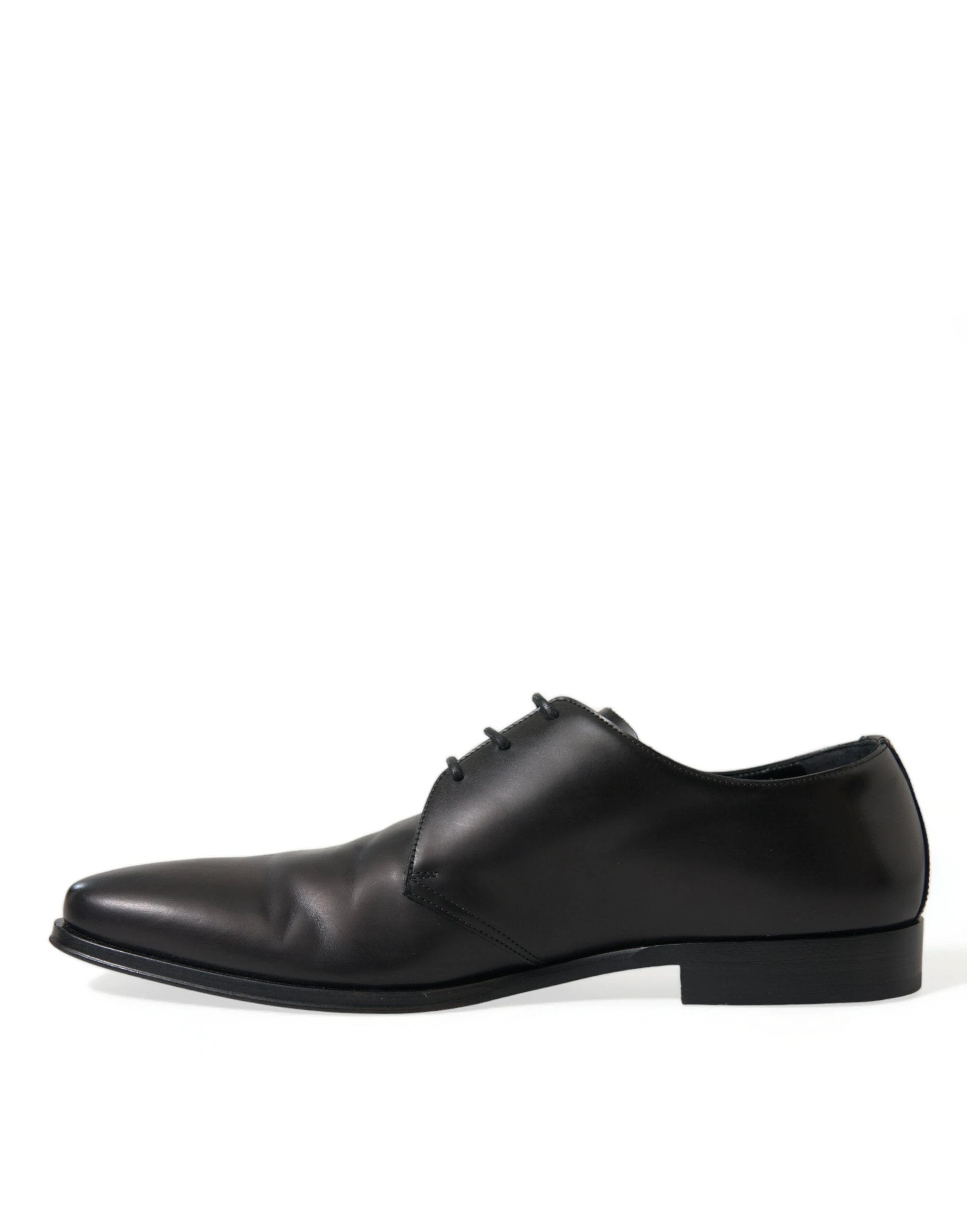 Dolce & Gabbana Black Leather Lace Up Formal Derby Dress Shoes by Dolce & Gabbana