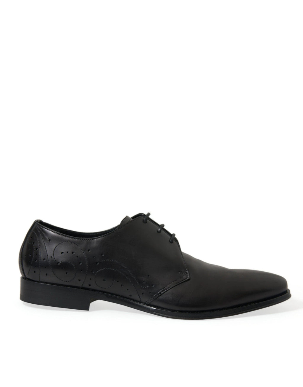 Dolce & Gabbana Black Leather Lace Up Formal Derby Dress Shoes by Dolce & Gabbana