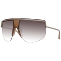 Lunettes de soleil Max Mara en métal doré