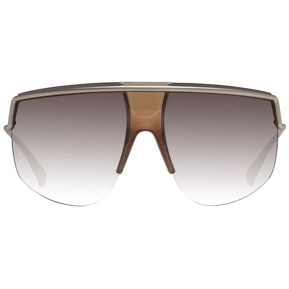 Lunettes de soleil Max Mara en métal doré