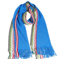 Écharpe Missoni bleue en laine pour homme