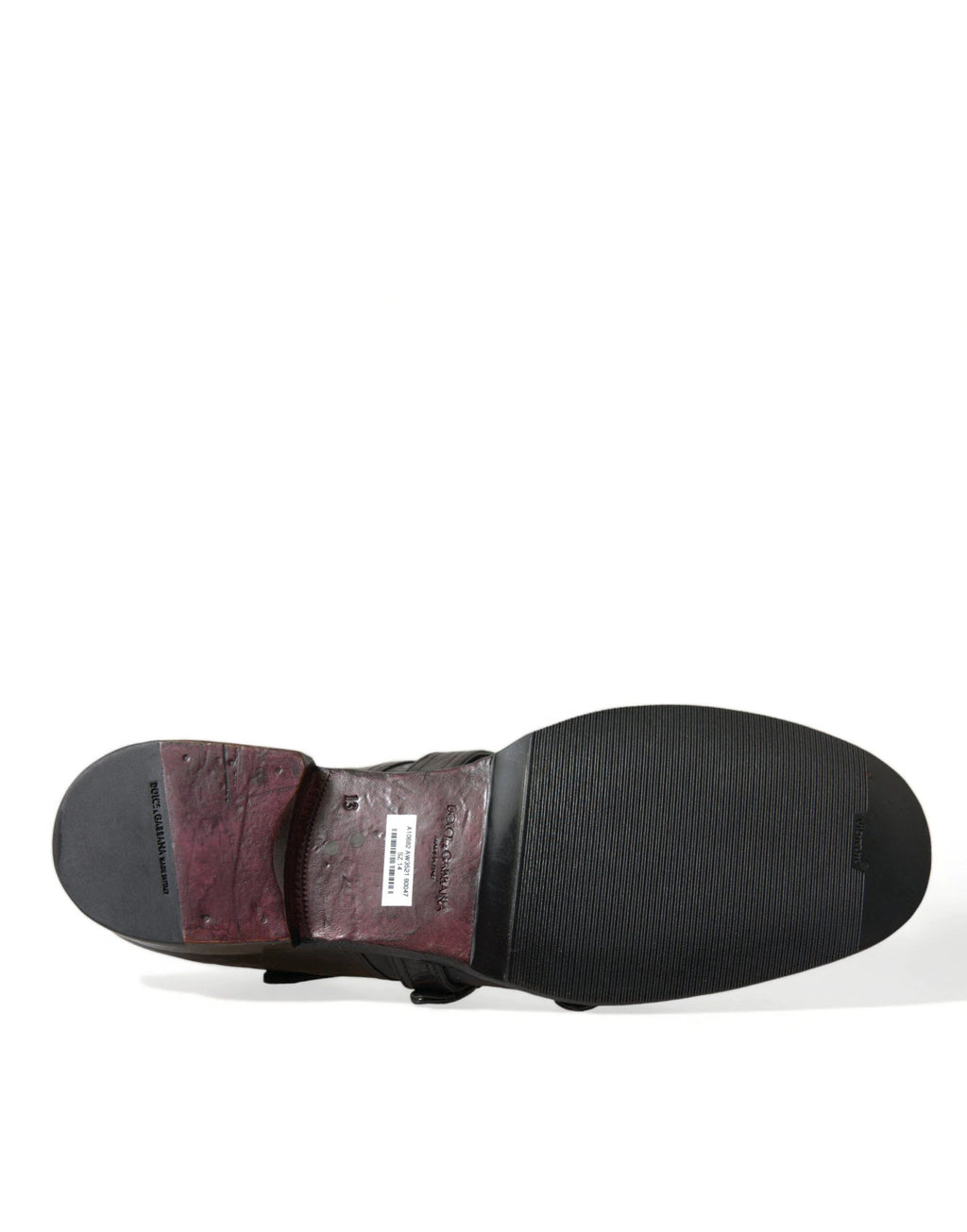 Dolce & Gabbana Brown Leather Strap Formal Dress Shoes by Dolce & Gabbana