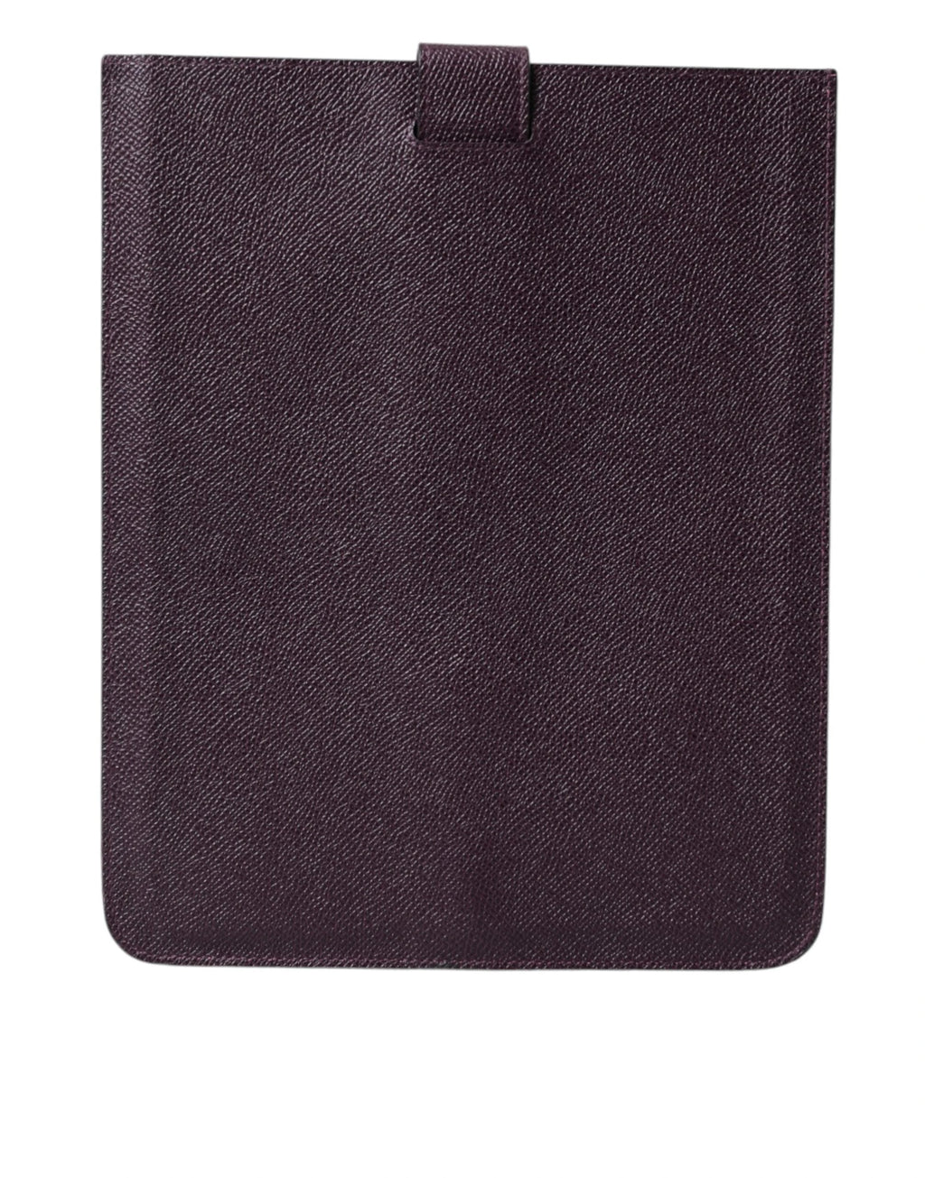 Dolce & Gabbana Dark Brown Leather Logo Plaque Cover Sleeve Tablet Case by Dolce & Gabbana