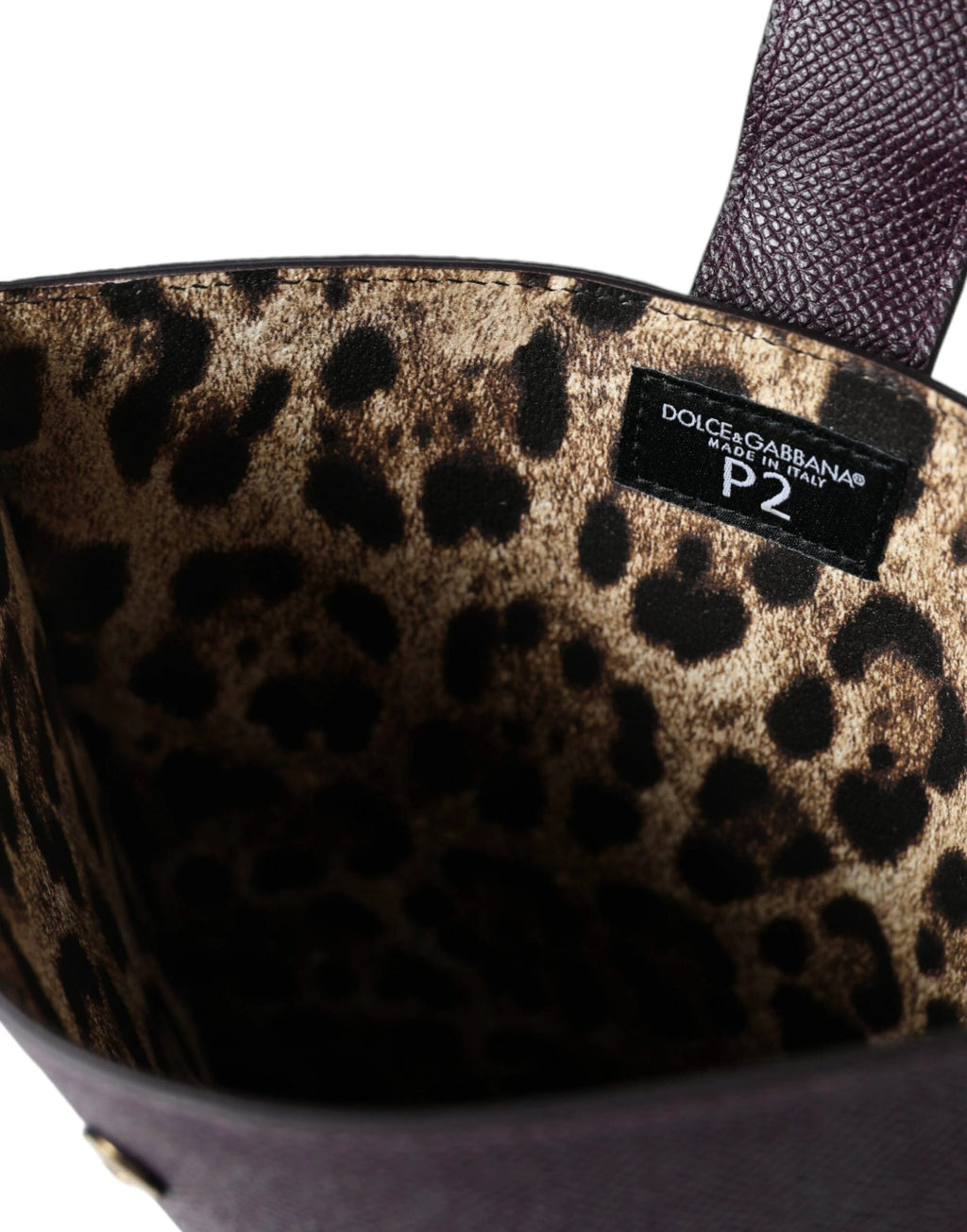 Dolce & Gabbana Dark Brown Leather Logo Plaque Cover Sleeve Tablet Case by Dolce & Gabbana