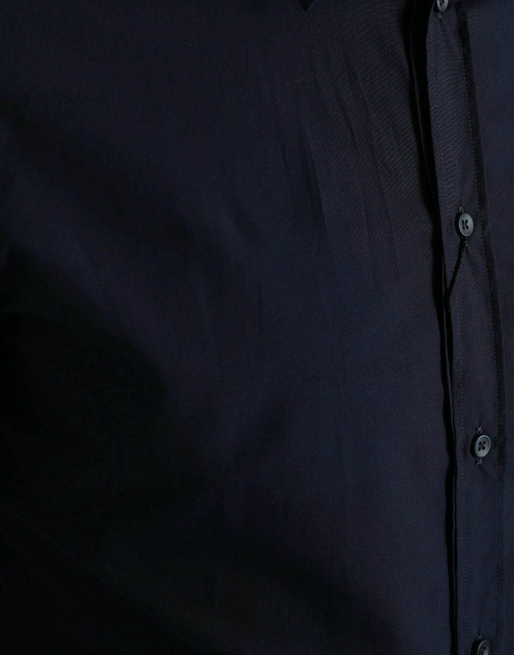 Dolce & Gabbana Navy Blue Slim Fit Formal GOLD Dress Shirt by Dolce & Gabbana