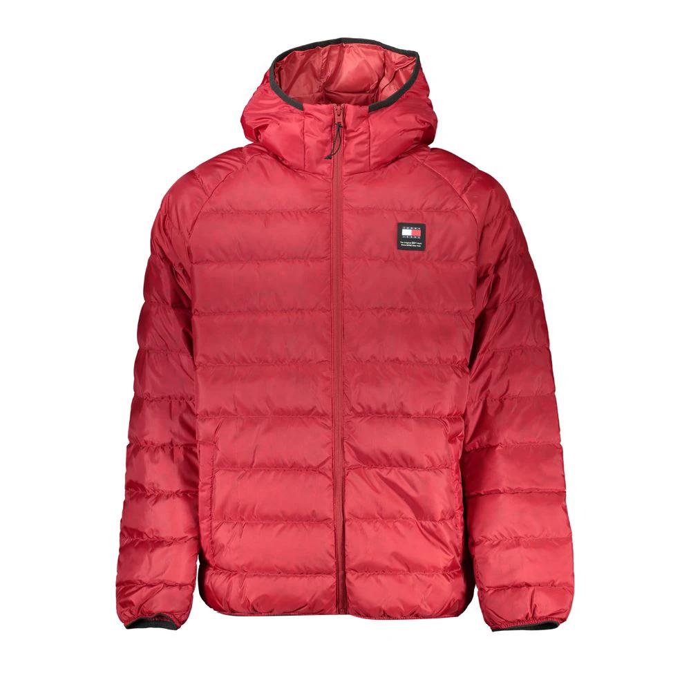 Tommy Hilfiger Red Polyester Jacket by Tommy Hilfiger