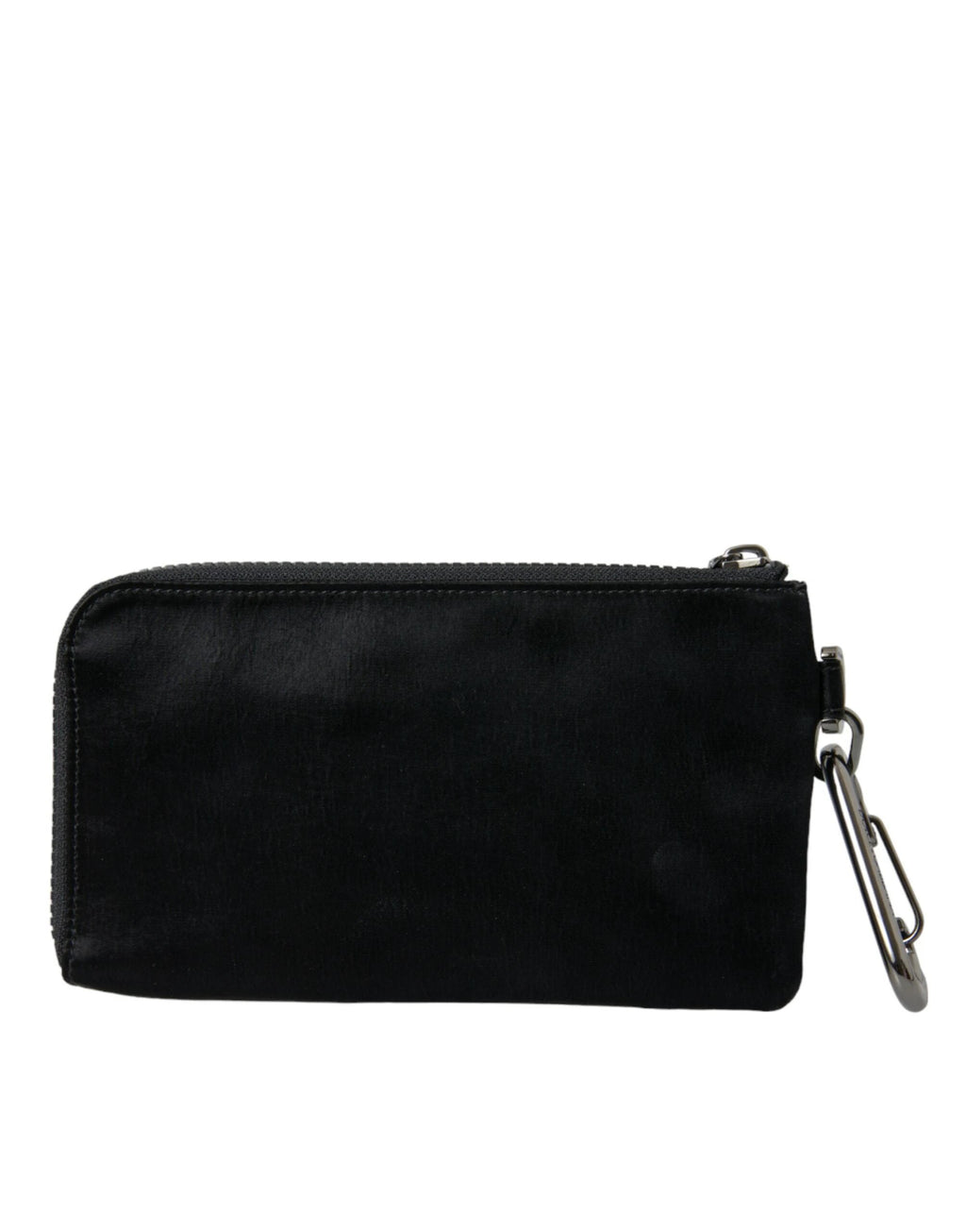 Dolce & Gabbana Black Nylon Logo Plaque Keyring Pouch Clutch Bags by Dolce & Gabbana