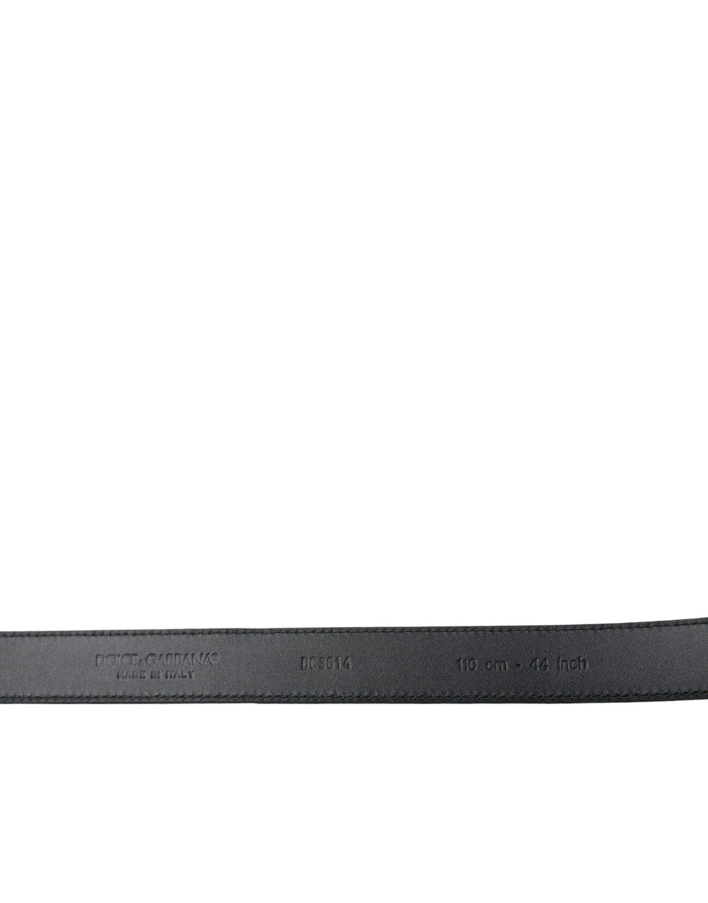 Dolce & Gabbana Black Suede Leather Gold Metal Buckle Belt by Dolce & Gabbana