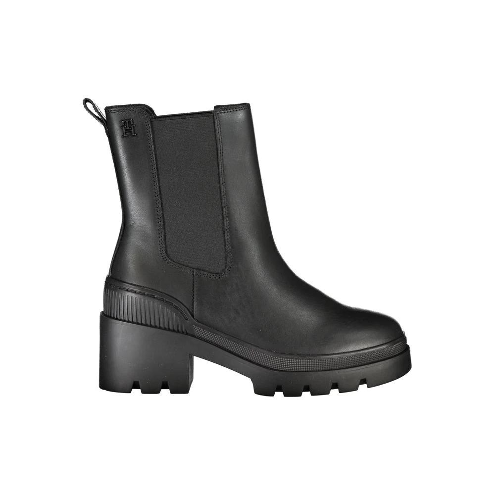 Tommy Hilfiger Black Polyester Boot by Tommy Hilfiger
