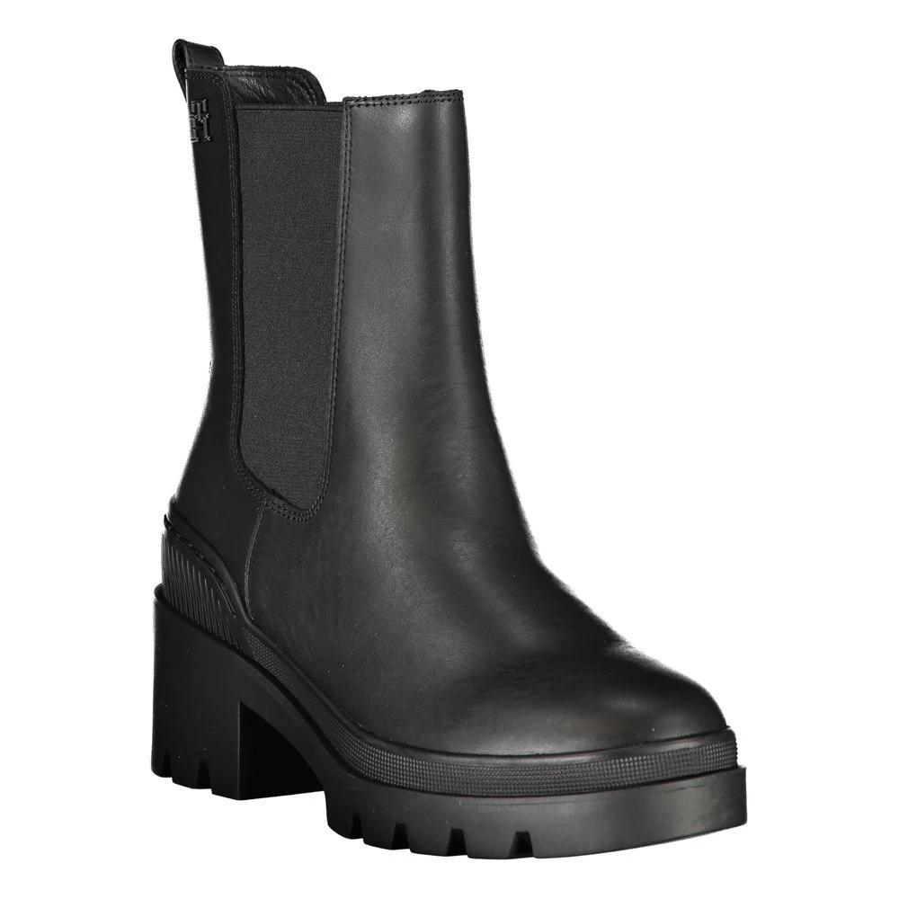 Tommy Hilfiger Black Polyester Boot by Tommy Hilfiger